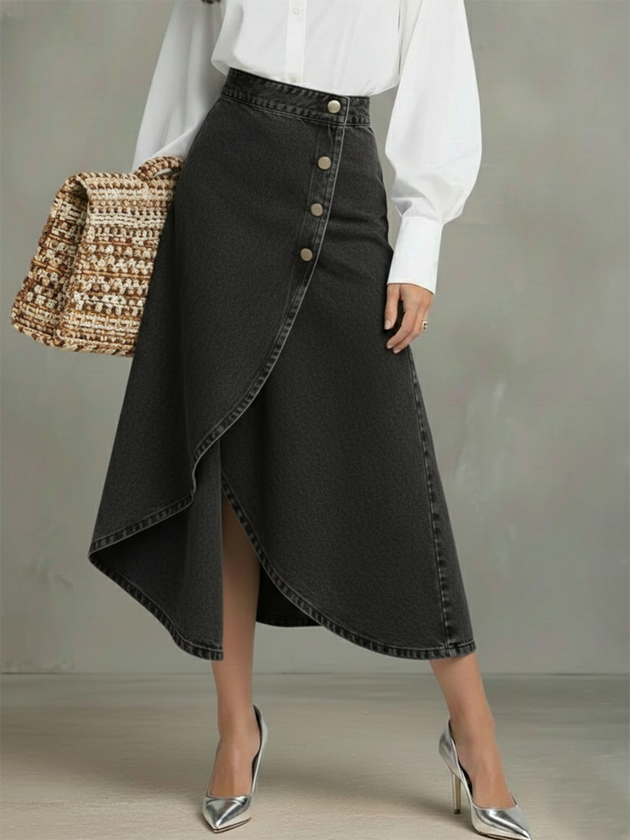 Skirt with denim – Smart Price