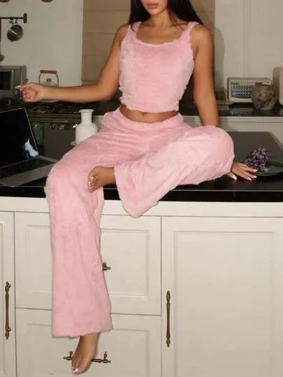 Cozy Fluffy Loungewear Set