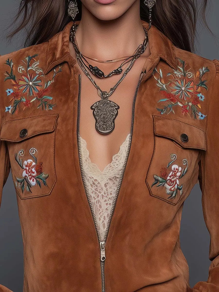 Jacket That Flatters – Vintage & suede