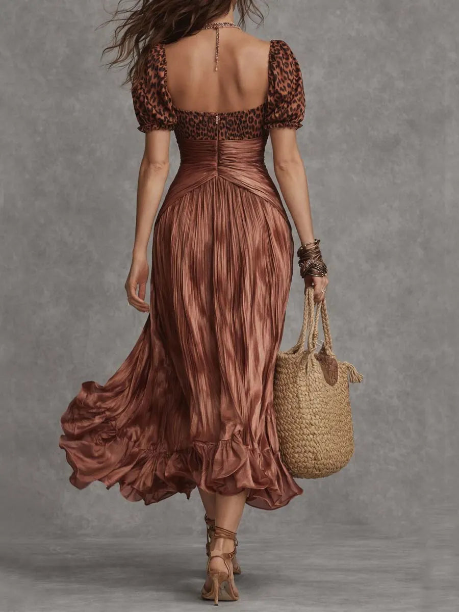 Midi Dress with pleated – Unbeatable Price