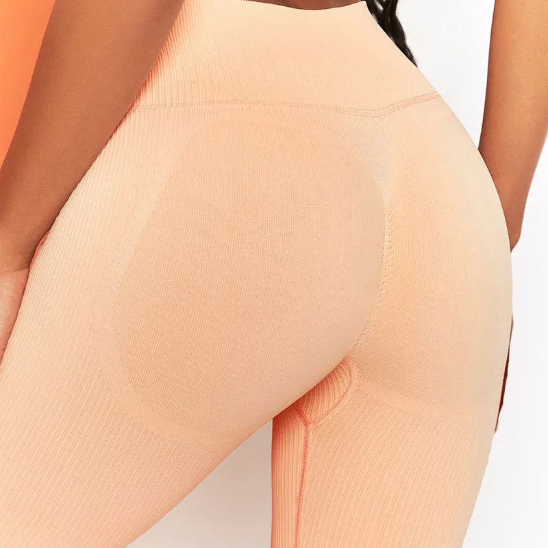 KittenAlarm - Mojoyce Fitness Women Yoga Pants Seamless Sport Leggings Women Ribbed Drawstring Gym Clothing Workout Runn