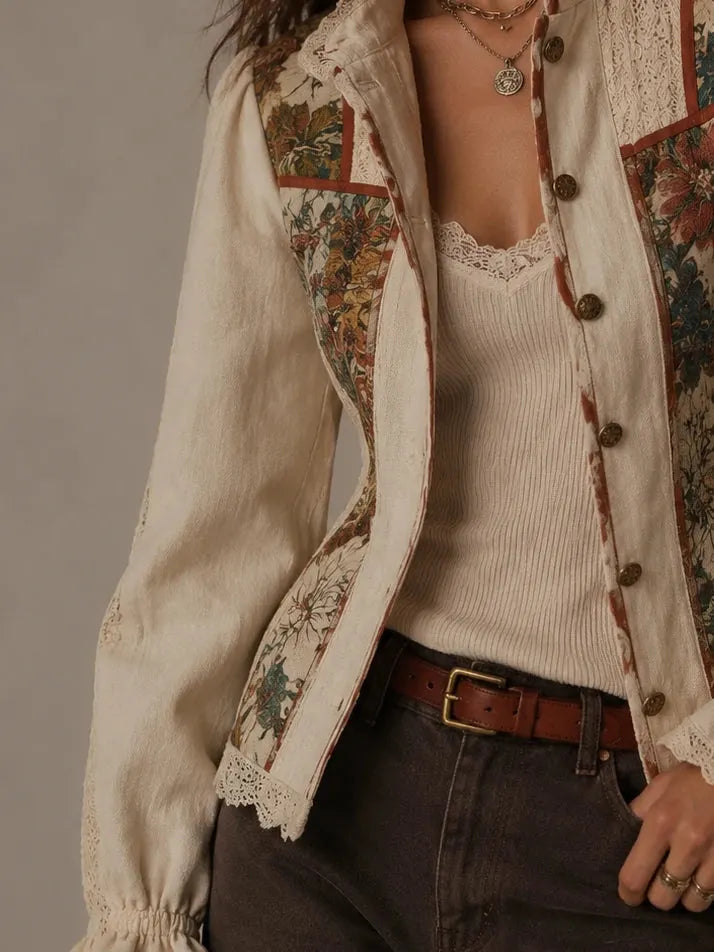 Jacket with lace – Affordable Luxury
