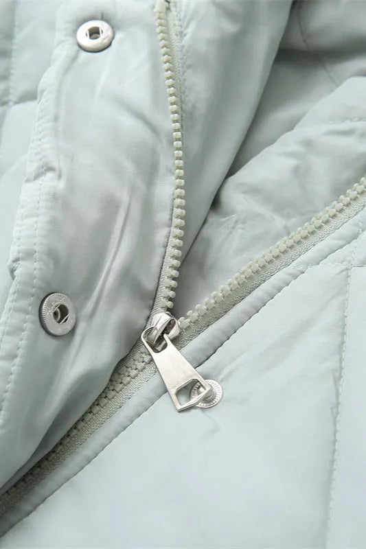 Padded Longline Hooded Puffer Coat