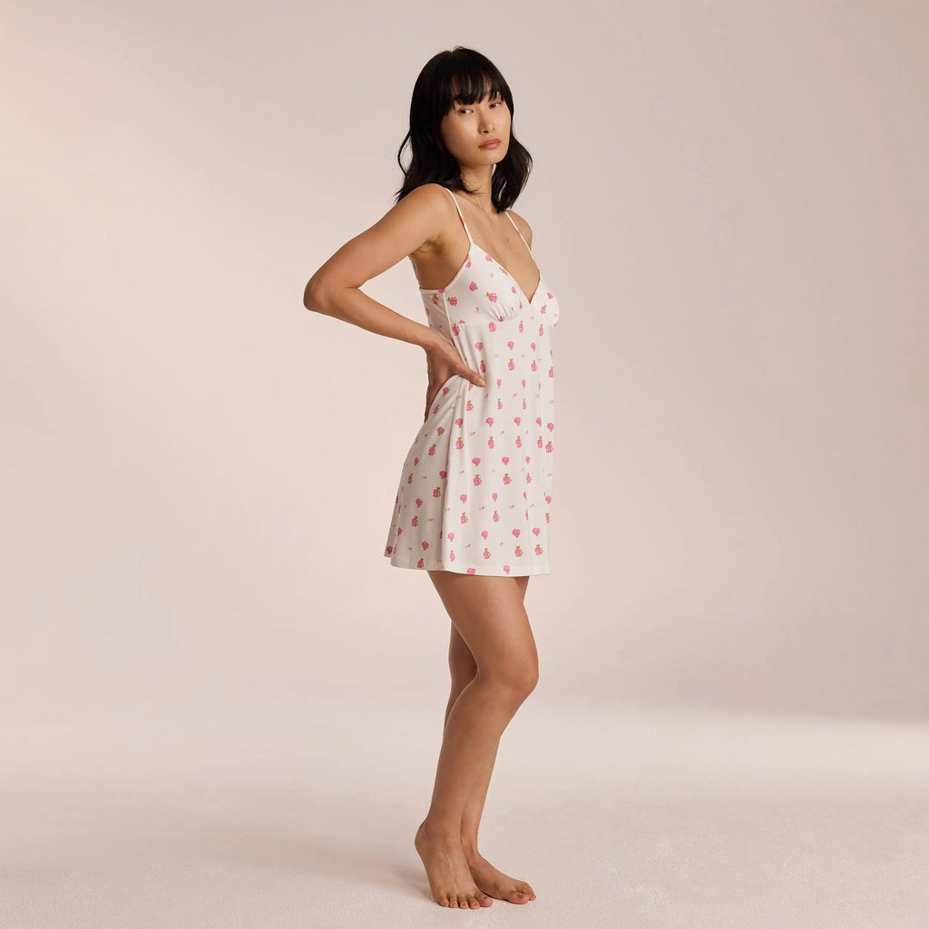 Modal Nightgown - White