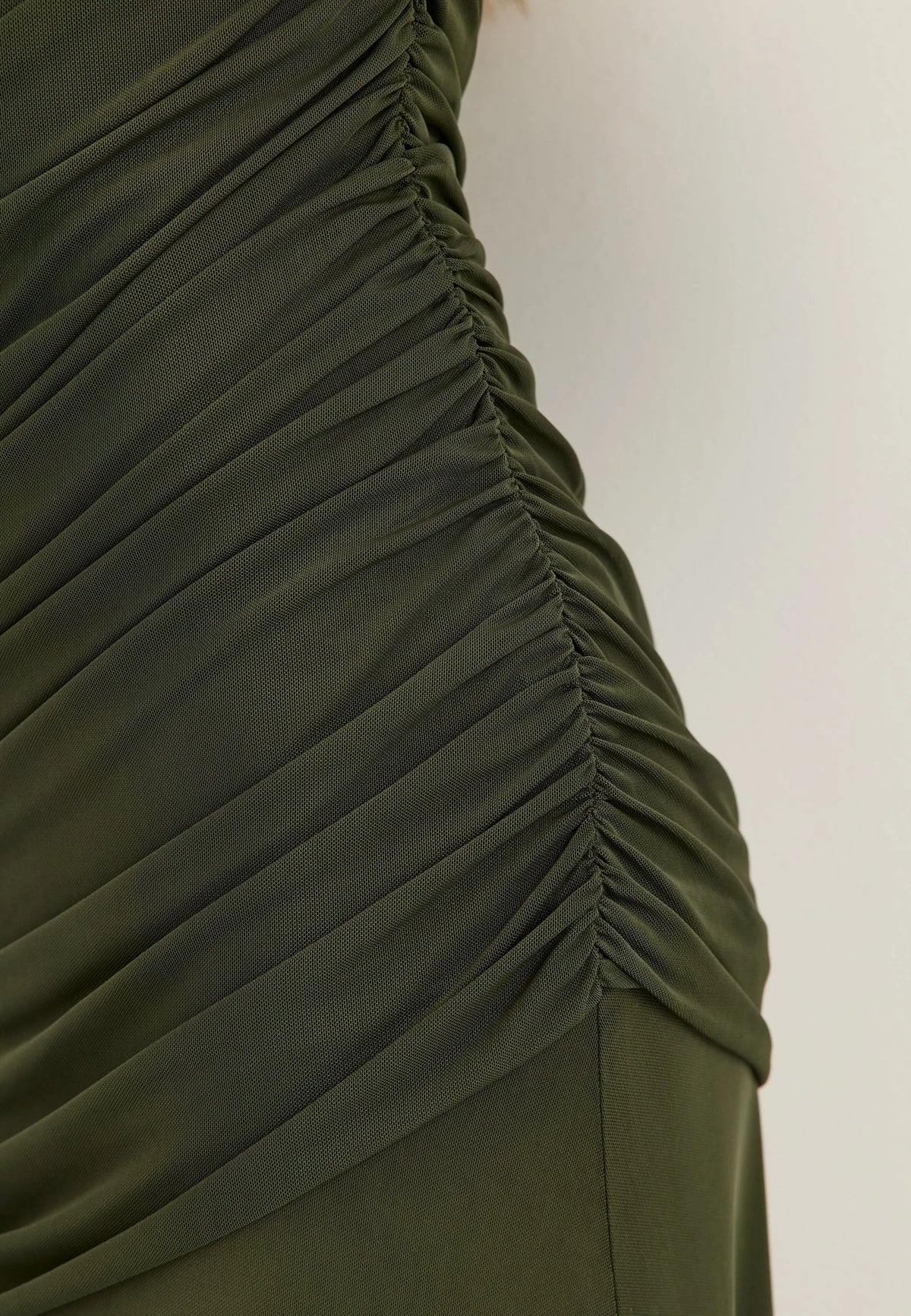 Off Shoulder Mesh Gown