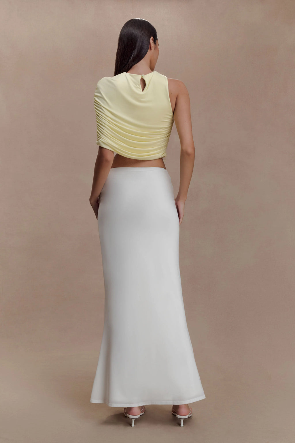 Adrienne One Shoulder Slinky Top