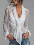 Chic Blouse in chiffon, Affordable Luxury