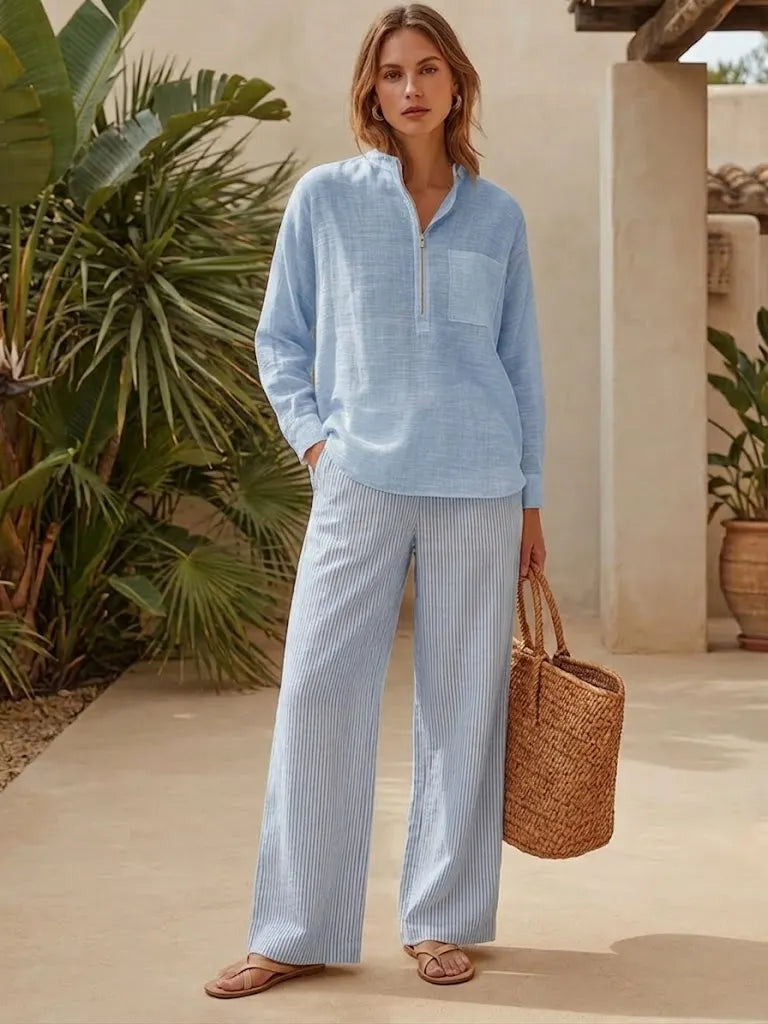 Chic Top in linen, Smart Price