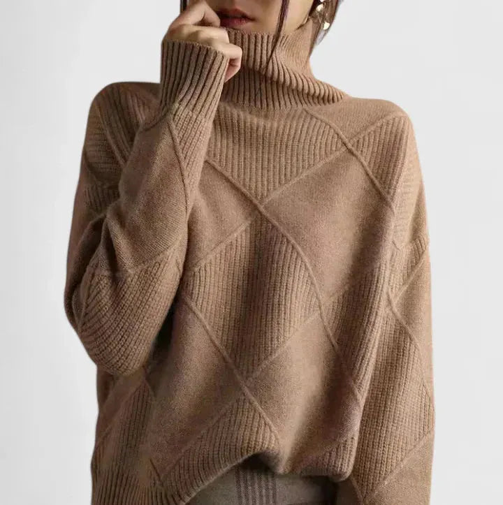 WILMA – COZY TURTLENECK KNIT SWEATER