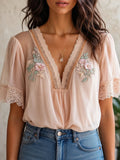 Boho Blouse in chiffon, Premium Look