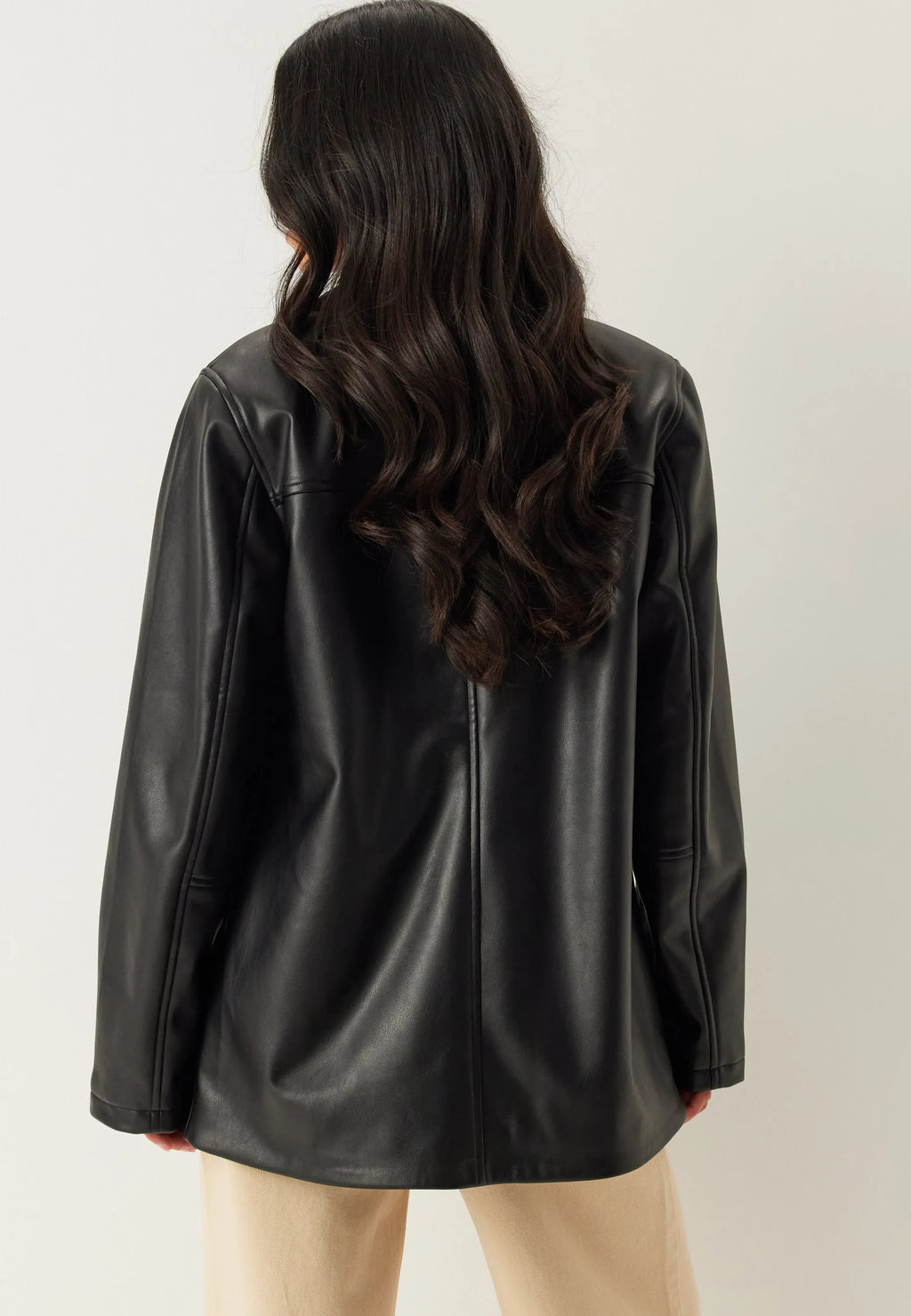 PU Blazer Jacket