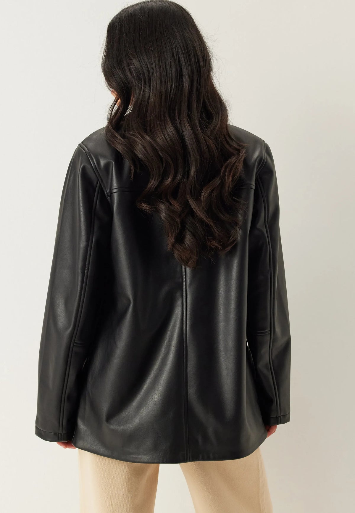 PU Blazer Jacket