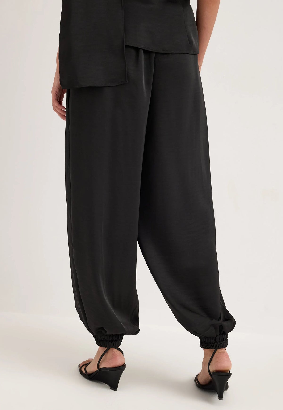 Satin Balloon Trousers