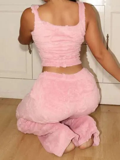 Cozy Fluffy Loungewear Set