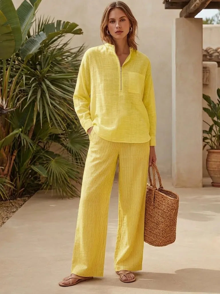 Chic Top in linen, Smart Price