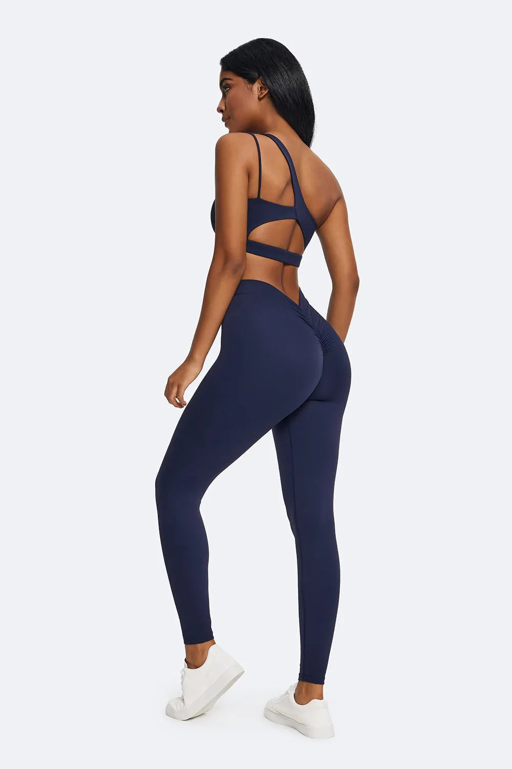 Flattering Ruched High-Waisted Leggings
