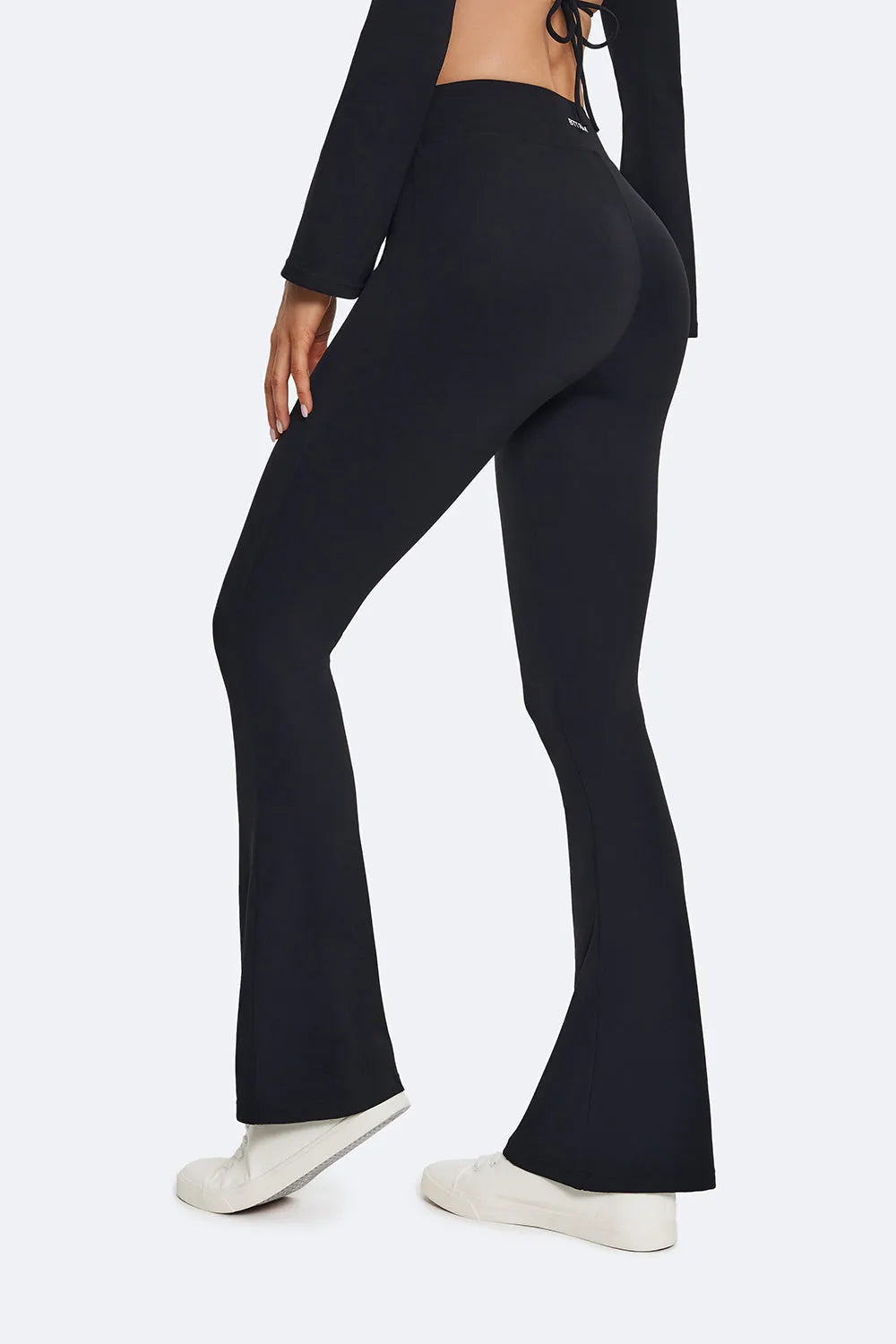 Flattering High-Waisted Flared Leggings for All-Day Comfort