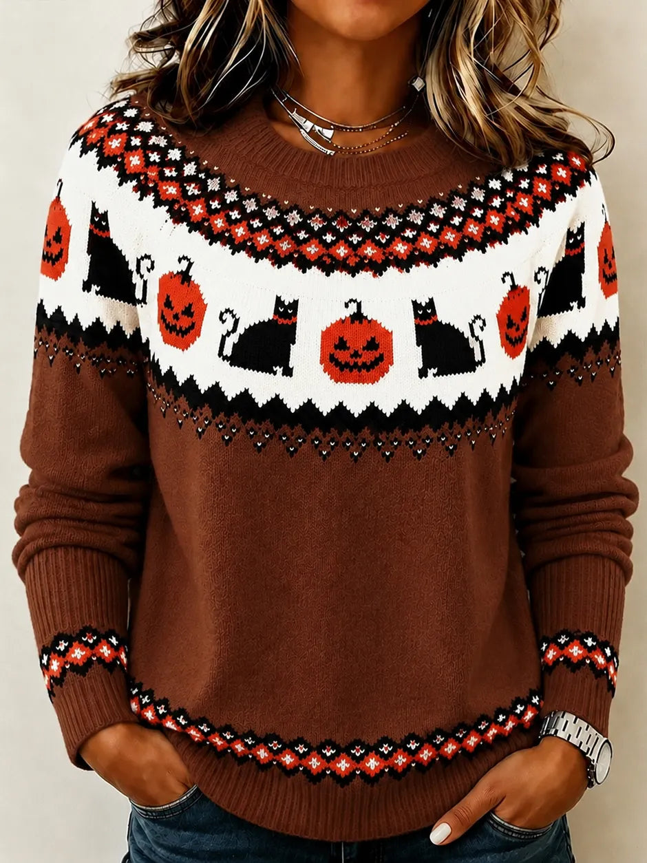 Spooky-Cute Sweater – Halloween Favorite