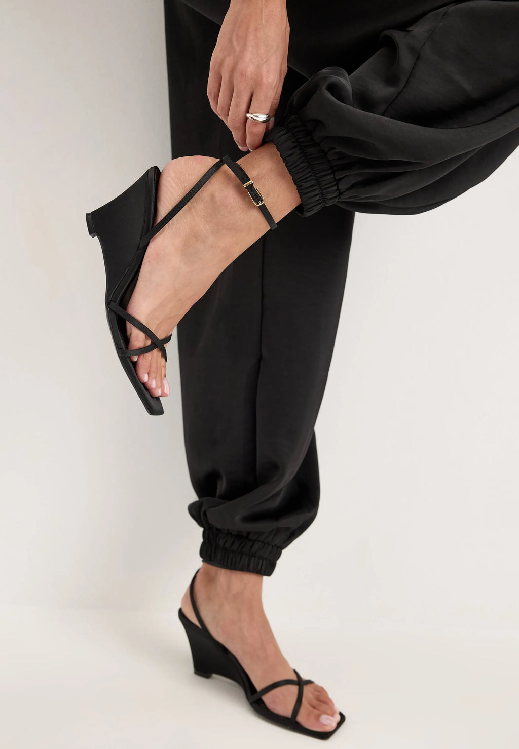 Satin Balloon Trousers