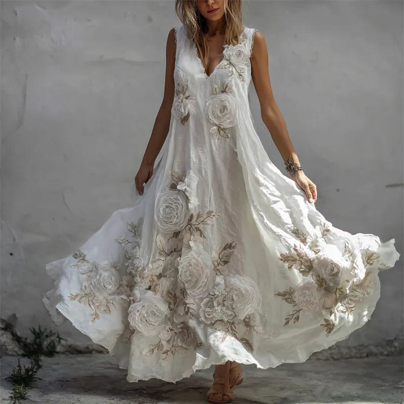 Maxi Dress That Flatters – Vintage & linen