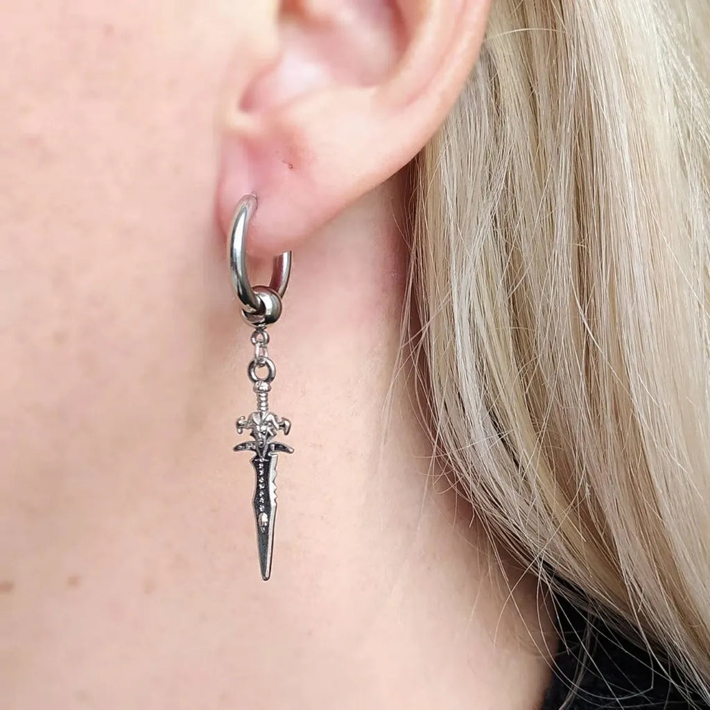 Punk Ring Arrow Earrings
