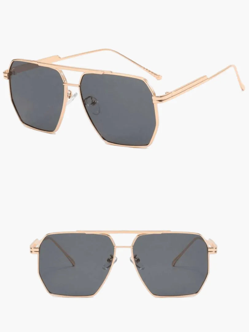 Classic Aviator Metal Frame Sunglasses