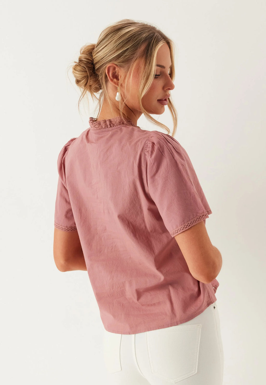 Pleated Detail Blouse