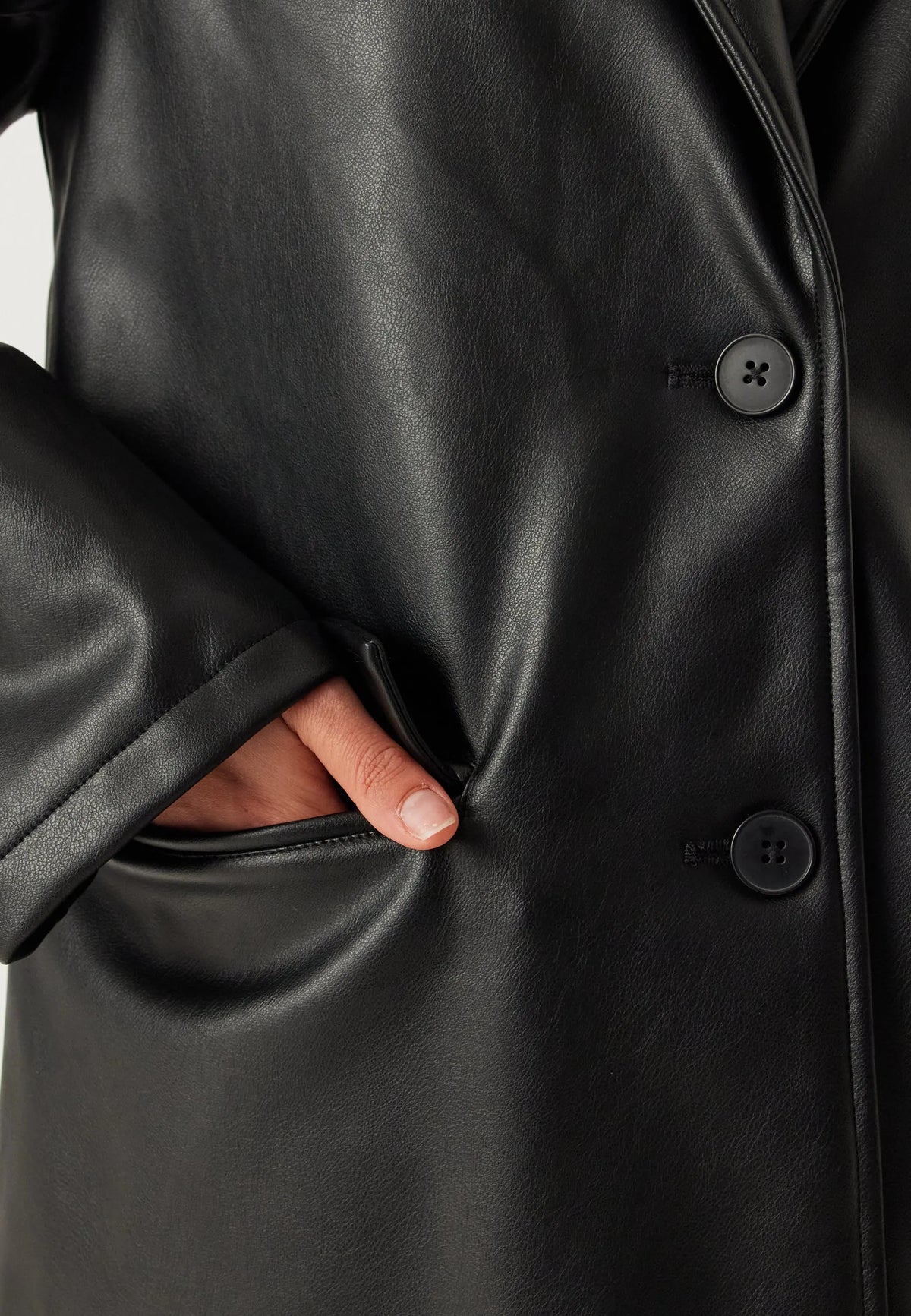 PU Blazer Jacket