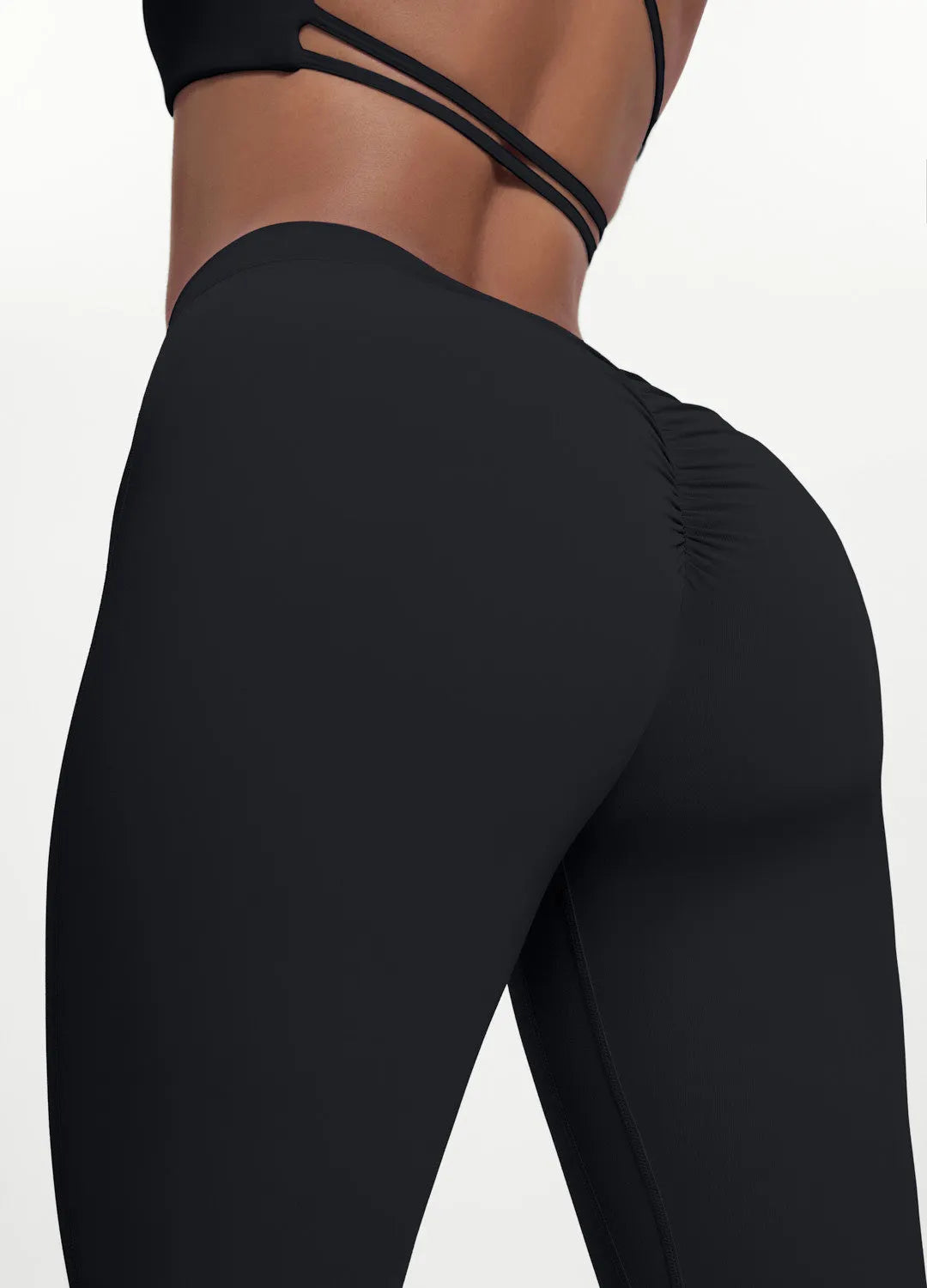 Scrunch-Back Flare Leggings