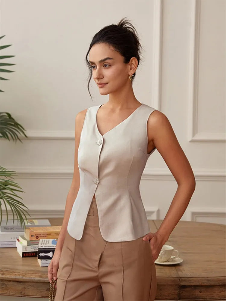Sophisticated Slim-Fit Waistcoat Vest