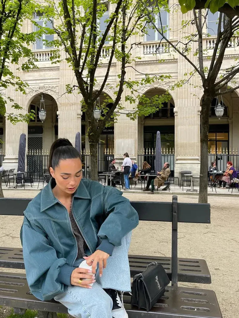 Oversized Contrast Jacket - Limited Sale