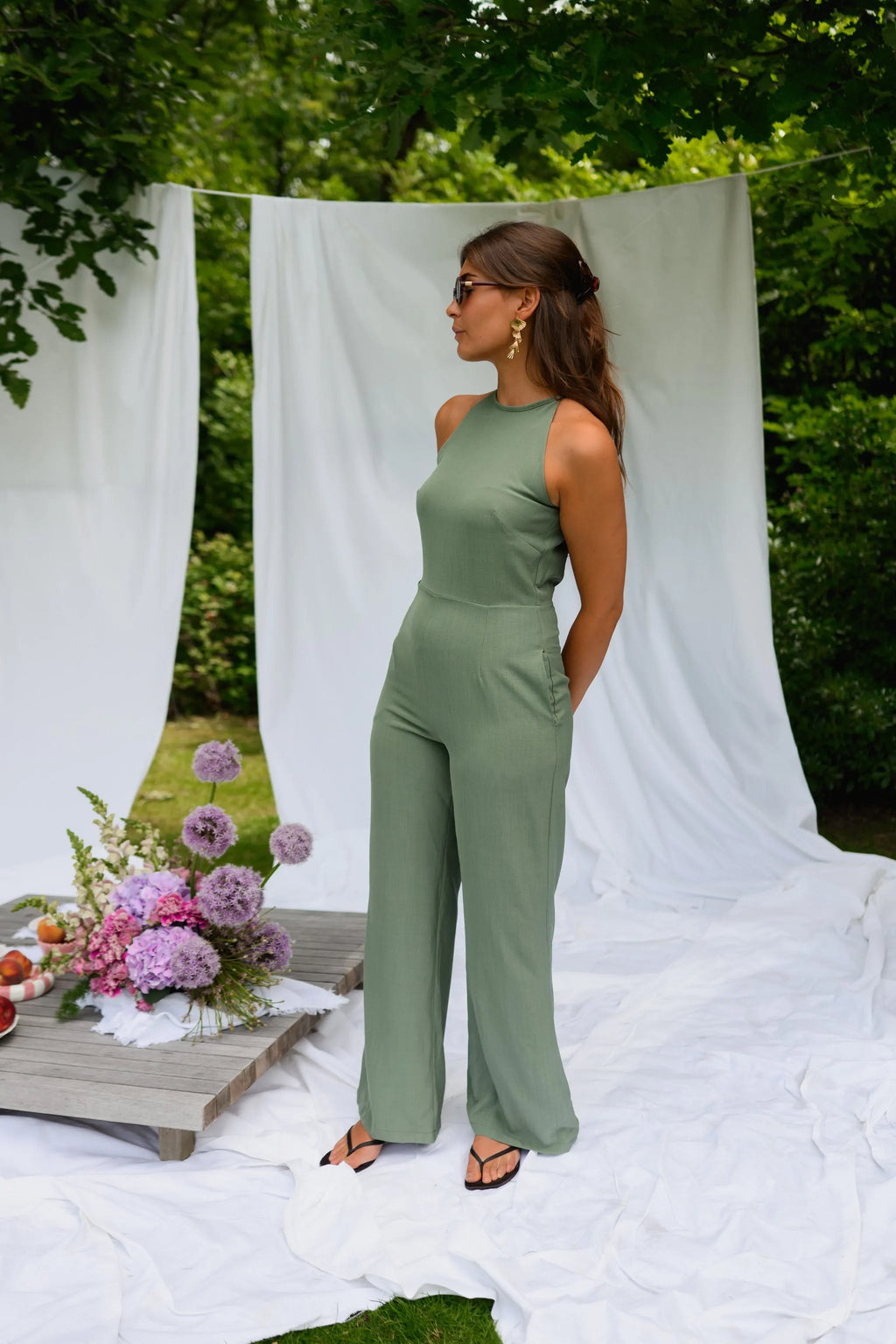 Khaki City Jumpsuit