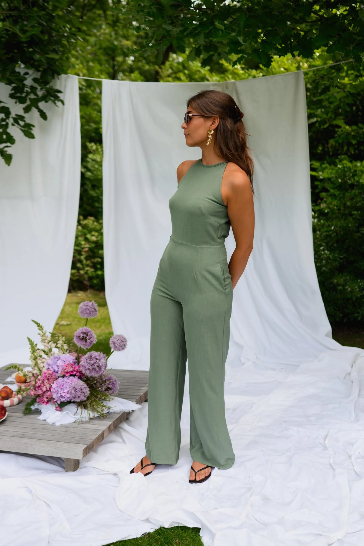 Khaki City Jumpsuit
