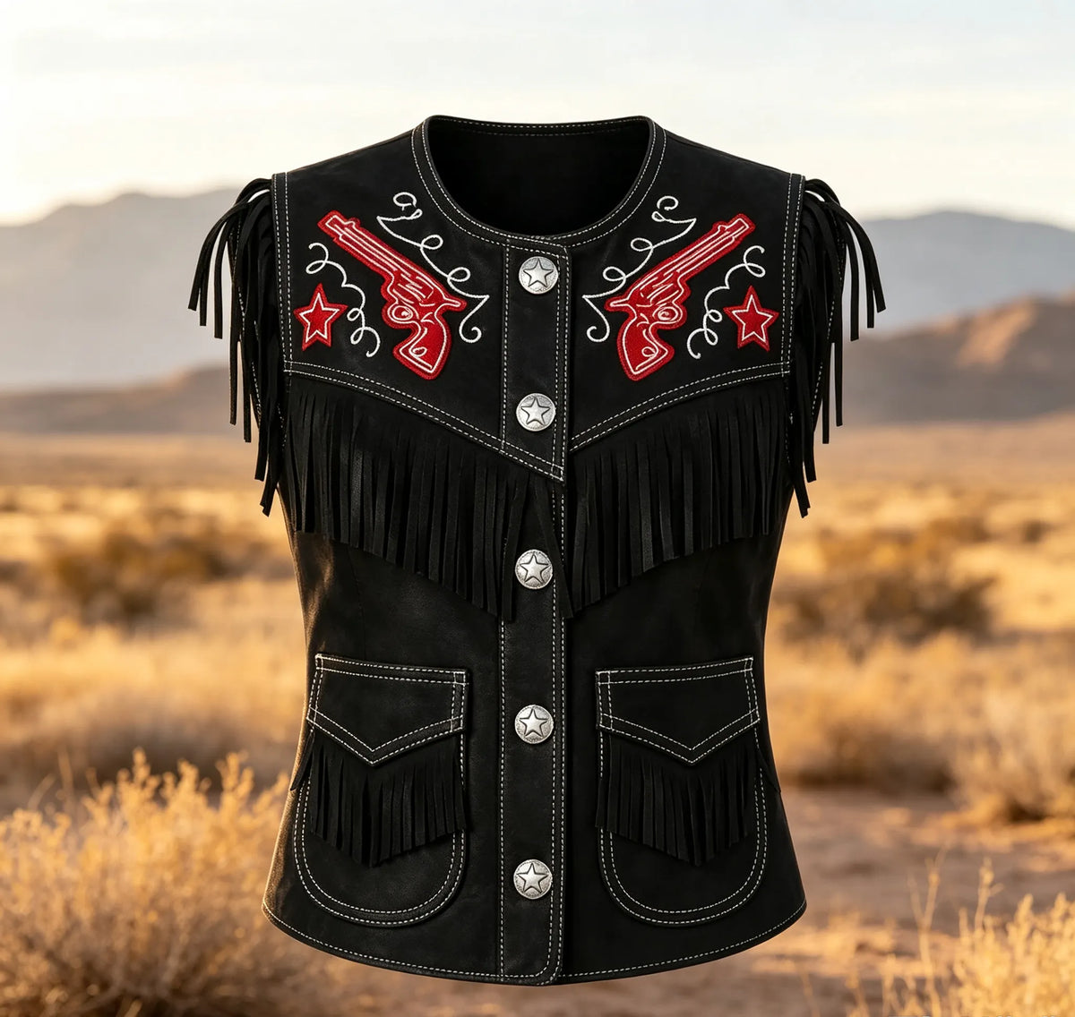 Men's Western-style Sleeveless Vest