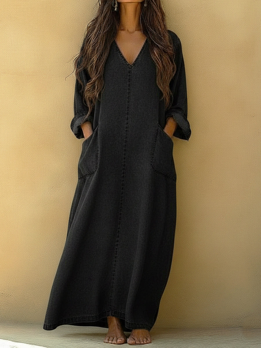 Dress with denim – Smart Price