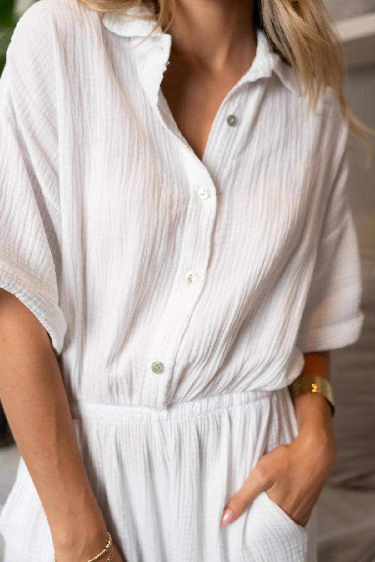 White Toma Jumpsuit