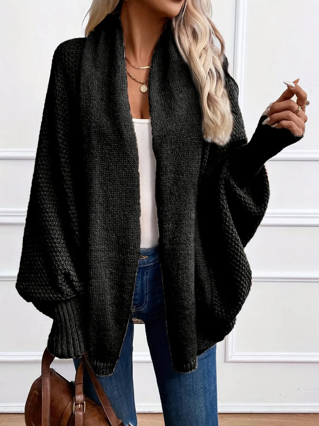 Zinnia - Batwing Knit Cardigan