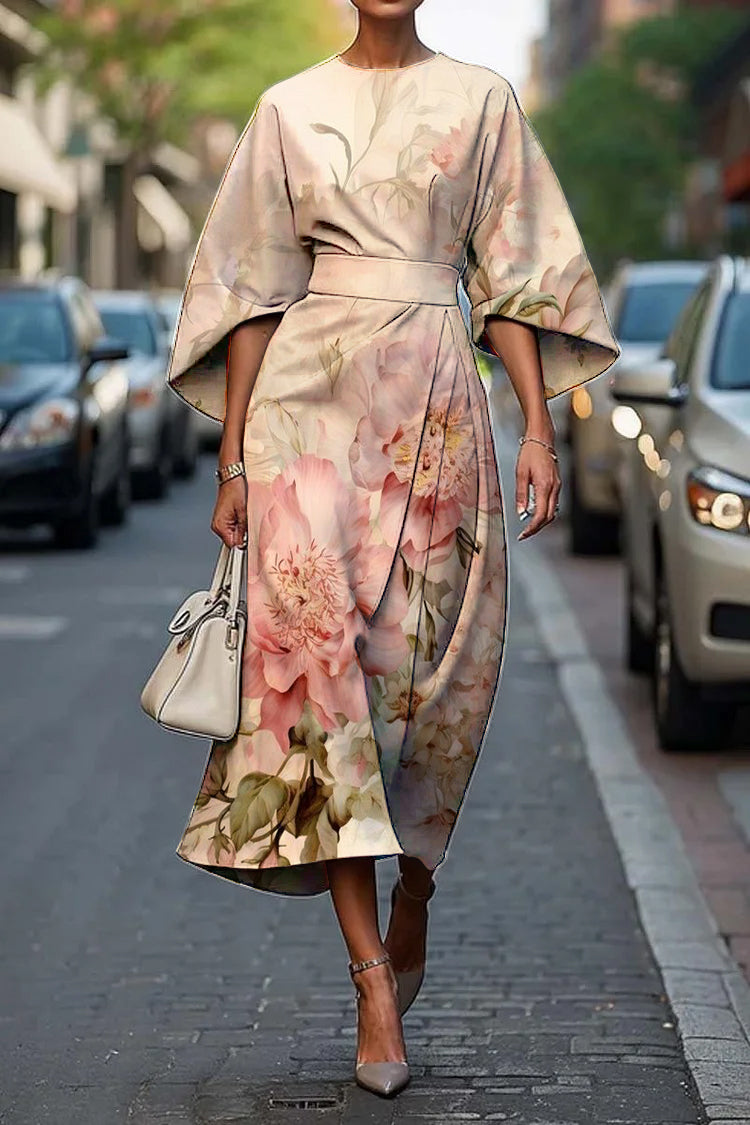 Vintage Midi Dress in premium, Unbeatable Price
