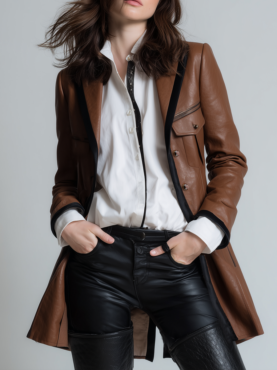 Retro Blazer in soft, Designer Aesthetic