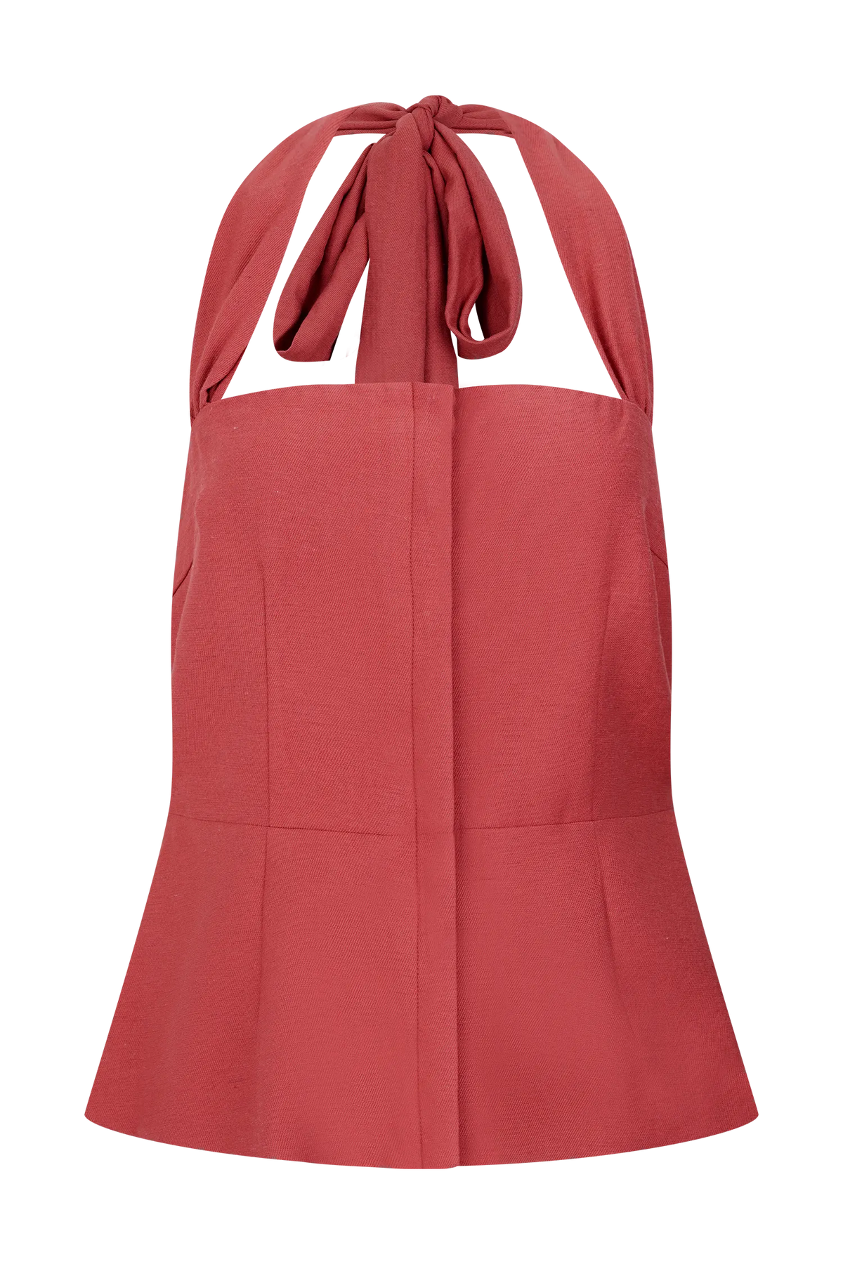 Kallie Linen Peplum Top