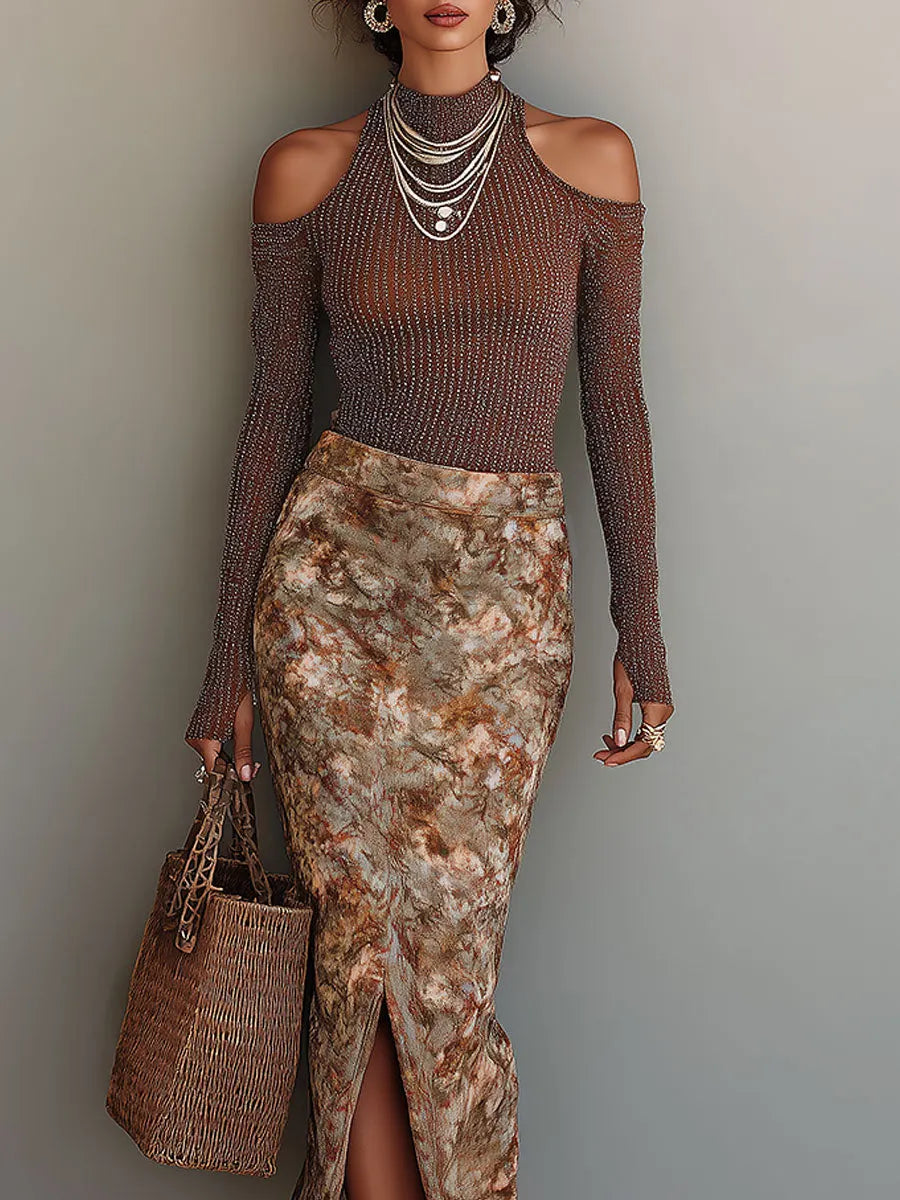 Retro Skirt in premium, Designer Aesthetic