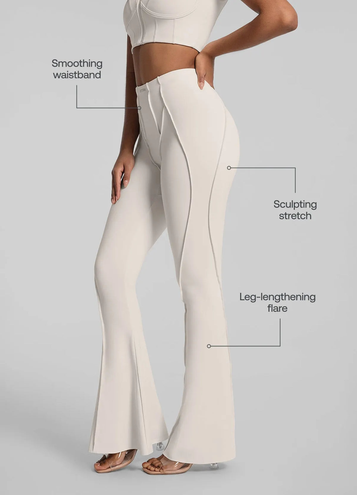 Chic Longline Flare Leggings