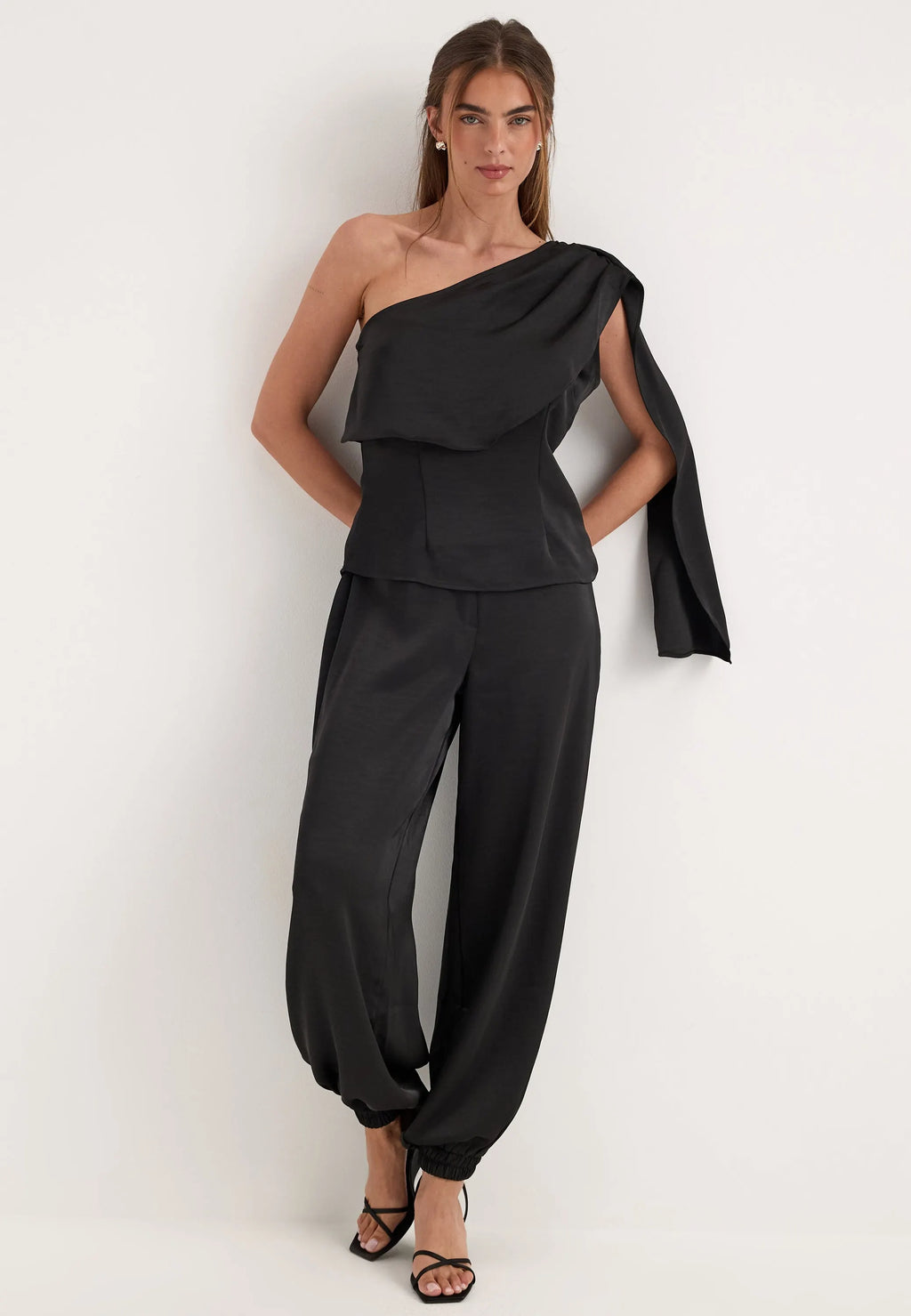Satin Balloon Trousers