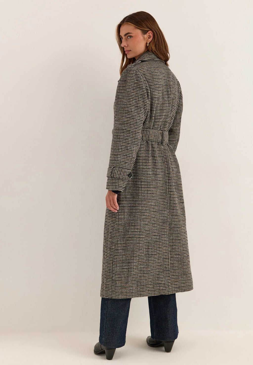 Wool Blend Trench Coat
