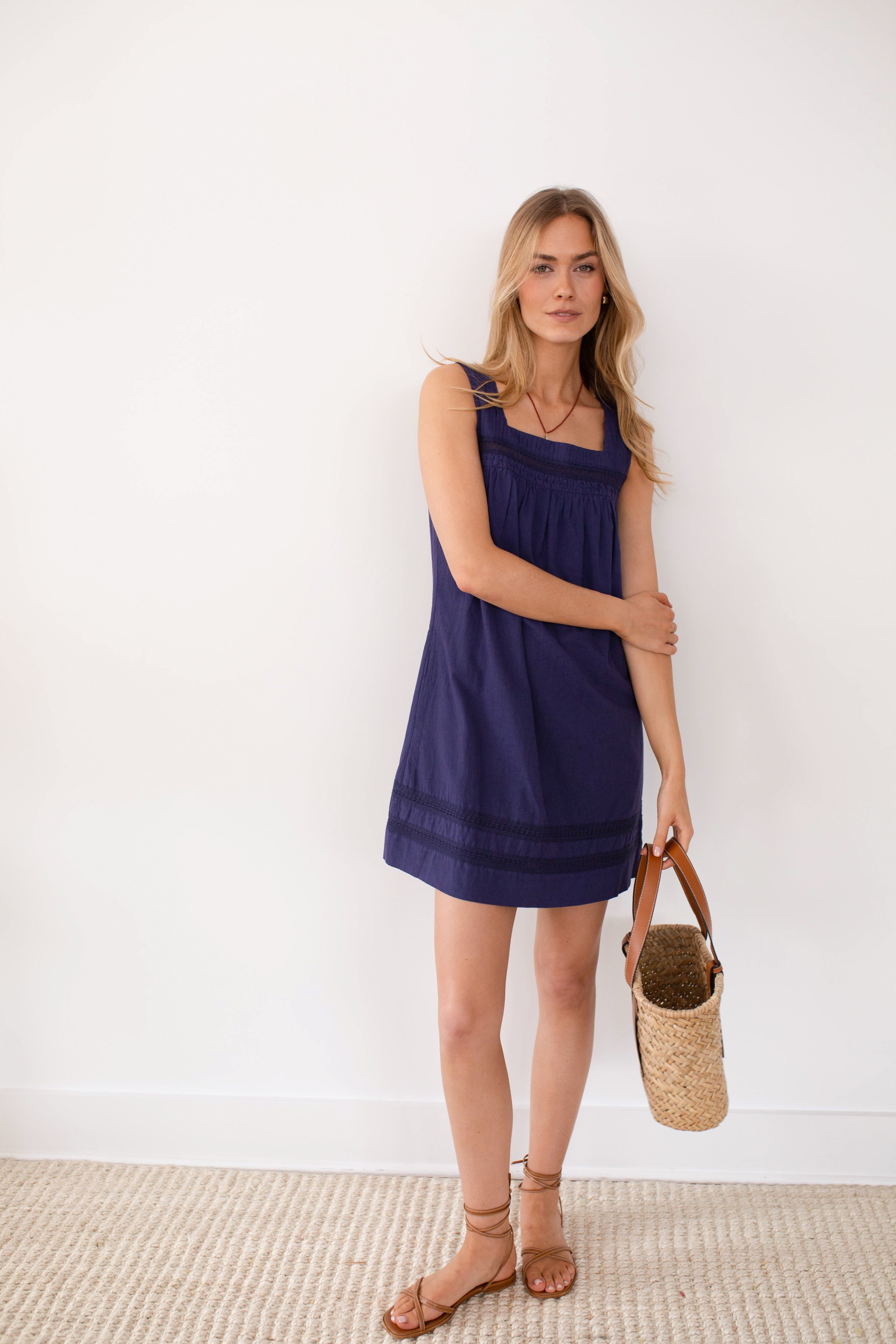 Emerson Shift Dress - Navy
