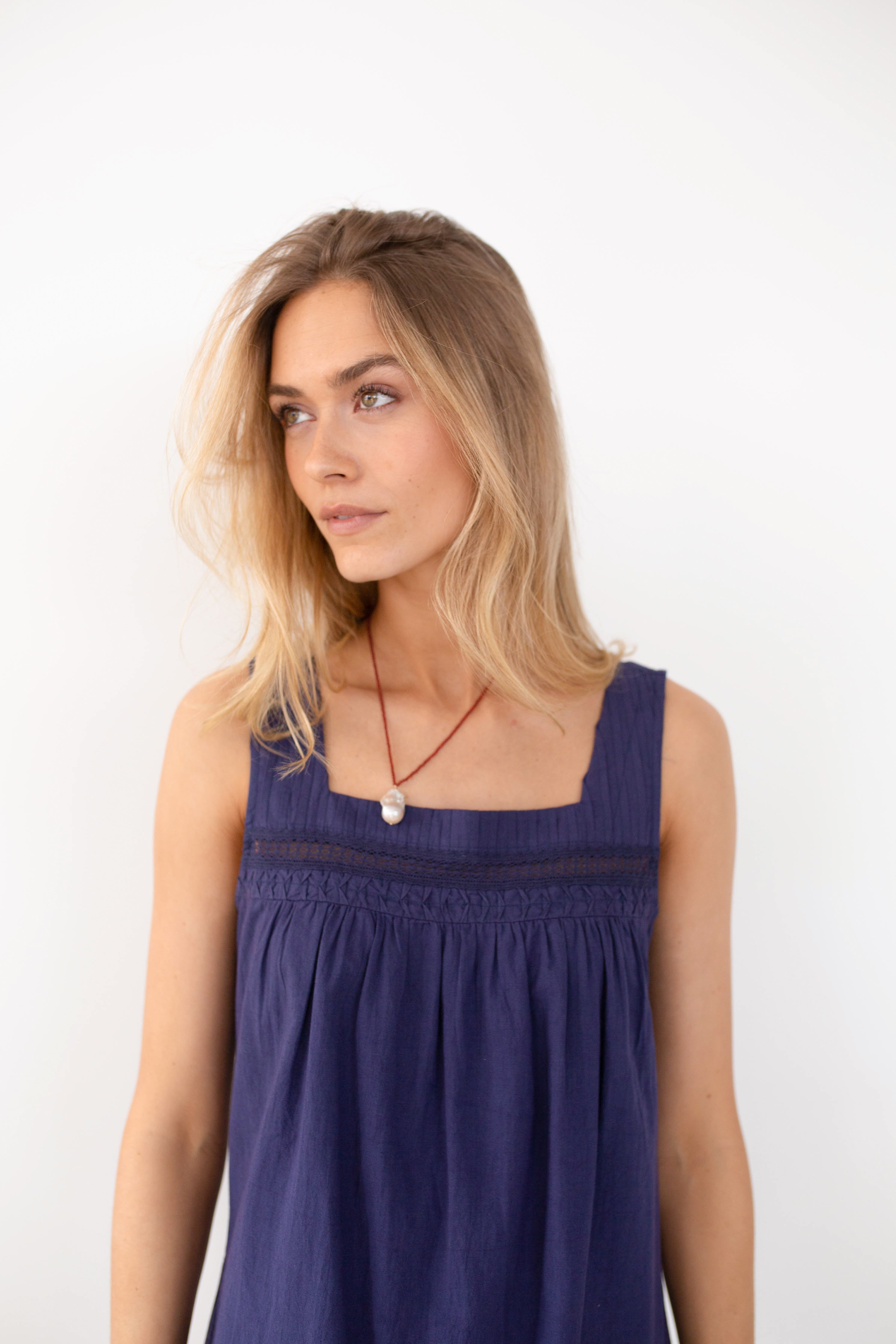 Emerson Shift Dress - Navy