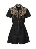 Leopard - 100% Cotton Pocket Jumpsuit
